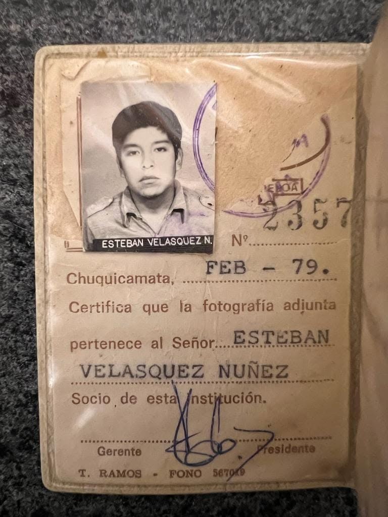 Carnet de socio de Cobreloa de 1979